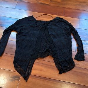 Free people small black shirt